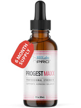 BIOLABS PRO Progest MAXX oil bottle shown for at home menopause support