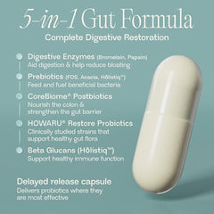Close-up of BIOMA capsules emphasizes smooth texture for easy swallowing