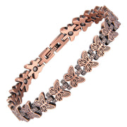 BioMag copper bracelet butterfly design close-up for stylish daily wear