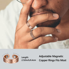 BioMag copper ring inner surface detail emphasizes smooth all-day wear.