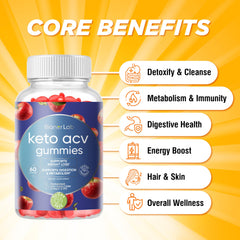 Beet root and pomegranate powders behind BionerLab Keto ACV Gummies for digestive support