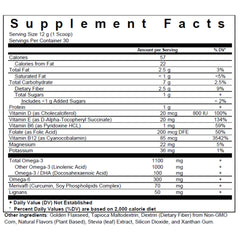 BioPharma Scientific NanOmega vitamin blend includes B6, B12, and folic acid for daily vitality.