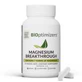 BIOptimizers Magnesium Breakthrough bottle front ready for nightly sleep support.