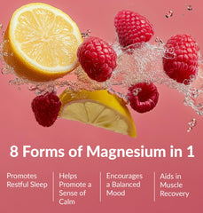 Pouring BIOptimizers Magnesium Breakthrough Drink into a glass for relaxation and mood balance