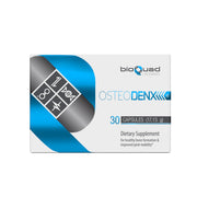 bioQuad OSTEODENX bottle on table for daily joint support