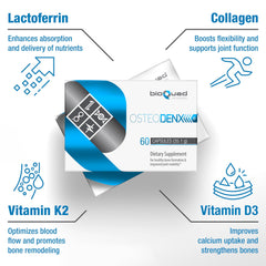 bioQuad OSTEODENX capsules ready to take as daily supplement