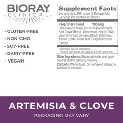BIORAY Artemisia & Clove drop-dispense enables precise dosing for easy use
