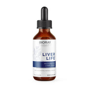 BIORAY Clinical Liver Life bottle features liver support formula and label.