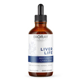 BIORAY Clinical Liver Life bottle highlighting liver support tincture.