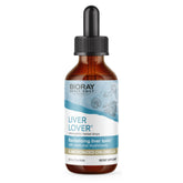 BIORAY Daily Liver Lover bottle on a clean background, supports liver health and adrenal balance.