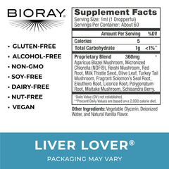 Close-up of Daily Liver Lover dropper, illustrating convenient liquid daily liver support.