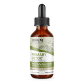 BIORAY Daily Primary Detox bottle on a clean counter, highlighting daily vitality.
