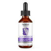 BIORAY Intimate Lady Passion bottle on a desk supporting daily energy and hormonal balance.