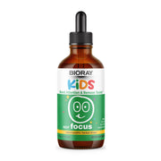 BIORAY Kids NDF Focus Citrus bottle shown for daily focus and steady energy.