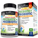 BioSchwartz Advanced Prebiotic-Probiotic bottle supports digestive balance.