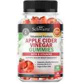 BioSchwartz Apple Cider Vinegar Gummies bottle supports daily digestive balance.
