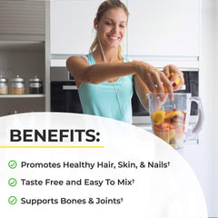BioSchwartz grass-fed collagen sourcing label, ideal for joint and skin support.