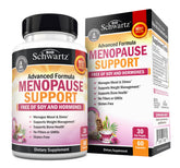 BioSchwartz Herbal Menopause Support bottle for daily balance and mood support.