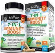 BioSchwartz immune support bottle shown for daily immune maintenance.