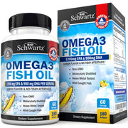 BioSchwartz Triple Strength Omega-3 bottle for daily wellness