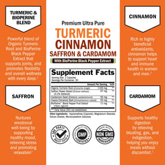 BioSchwartz turmeric capsules bottle side view showing packaging and purity