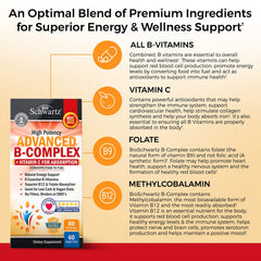 BioSchwartz Vitamin B Complex bottle angle shot ready for routine use.