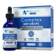 BioSource Labs Complex Diet Drops bottle for daily use and slimming support