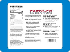 Biotest Metabolic Drive Protein vanilla scoop beside a prepared shake for quick recovery