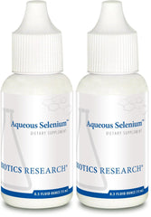 Biotics Research Aqueous Selenium drop bottle close-up for antioxidant support.