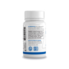 Biotics Research Fe-Zyme bottle highlighting added zinc and copper for mineral balance.