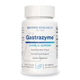 Biotics Research Gastrazyme tablets in bottle support digestive wellness