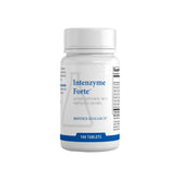Biotics Research Intenzyme Forte bottle showing capsules for digestion support.