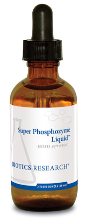 Biotics Research Super Phosphozyme Liquid pour for easy, measured dosing.