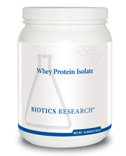 Biotics Research whey protein isolate front-pack shot for clean protein support