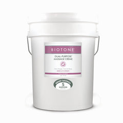 BIOTONE Dual-Purpose Massage Crème with Arnica and Ivy for a smooth glide in professional massages.