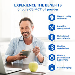 BioTrust Keto Elevate coffee creamer mix blends smoothly for creamy beverages.
