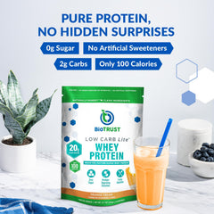 BioTrust Low Carb Lite ProHydrolase enzymes on label for digestion