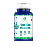 BioTrust Pro-X10 bottle with capsules supports gut balance.