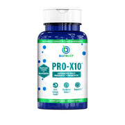 BioTrust Pro-X10 bottle with capsules supports gut balance.