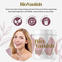 Mixing BioVanish cocoa drink with water for a smooth, chocolatey keto treat