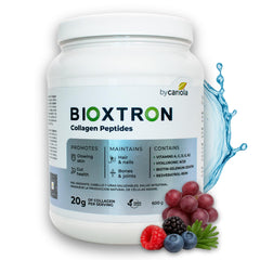 Bioxtron Collagen Peptides unflavored bottle front for daily beauty support.