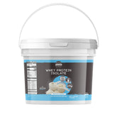 Birch & Meadow unflavored whey protein isolate bottle pour for post-workout shake