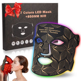 biuufish red light mask forehead closeup hints at improved skin vitality
