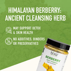 bixa BOTANICAL Berberry Root Powder pouring scene for beverages