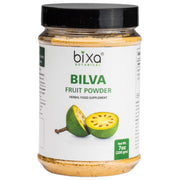 Packaging of Bixa Botanical Bilva Powder on a shelf for everyday use.