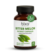 bixa BOTANICAL Bitter Melon capsules bottle front, ideal for daily wellness routine.