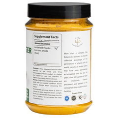 Bixa Botanical mango ginger powder scoop for easy daily dosing and recipe enhancement.