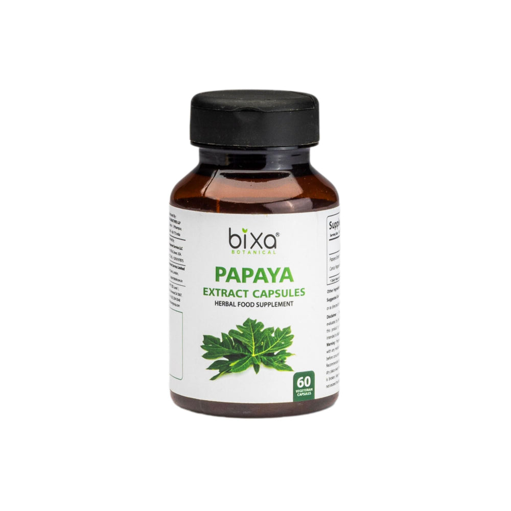 bixa BOTANICAL papaya leaf extract bottle for daily wellness support