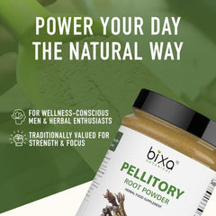 Beige powder in a bowl illustrates purity and easy incorporation into recipes.