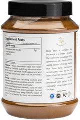 Bixa Botanical Pomegranate Peel Powder mixed with liquids for a calming face mask.